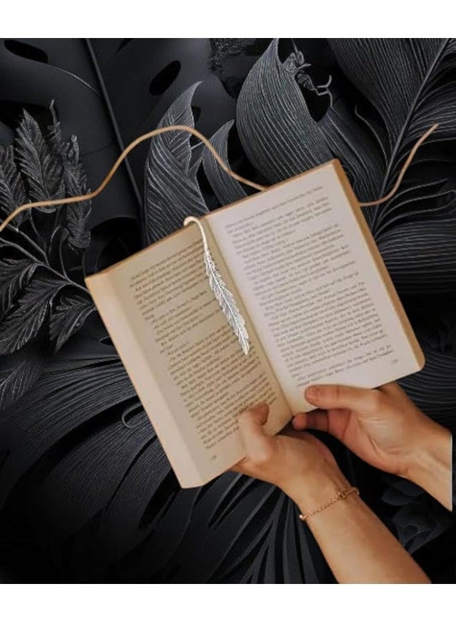 Dark purple colored Quran with metal divider and electronic prayer beads - Image 2